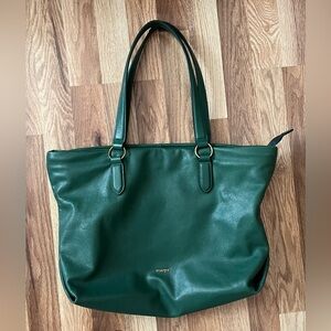 Margot New York Sienna Tote - Green Leather
